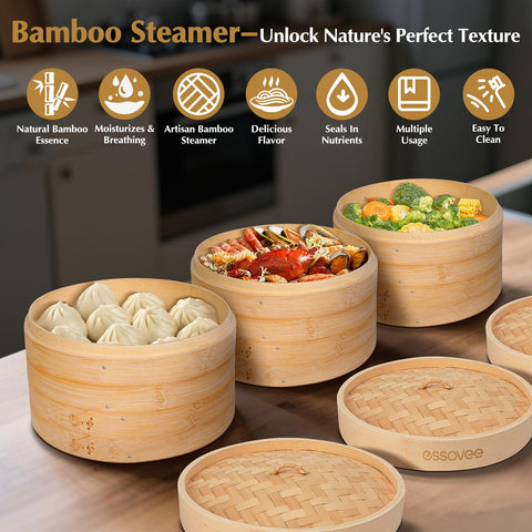 Essovee includes chopsticks for traditional serving and quick prep.