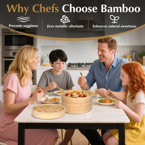 Essovee sauce dish included for dipping with steamed meals.