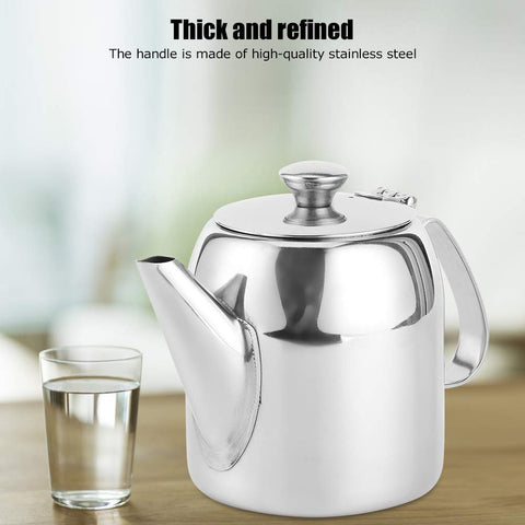 Belissy teapot lid with arc design adds elegant detail.