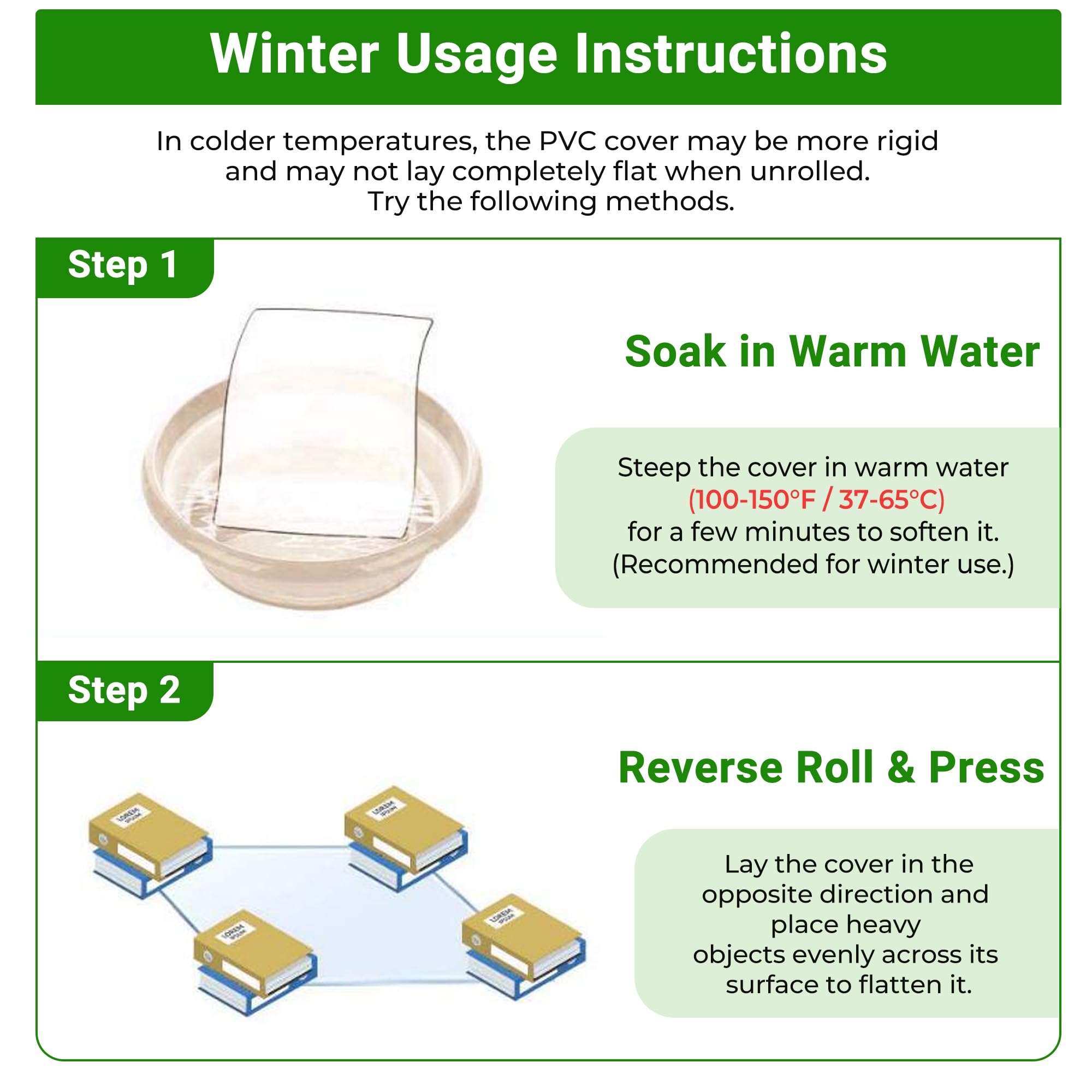 ETECHMART easy-clean table mat wipes clean with a damp cloth.