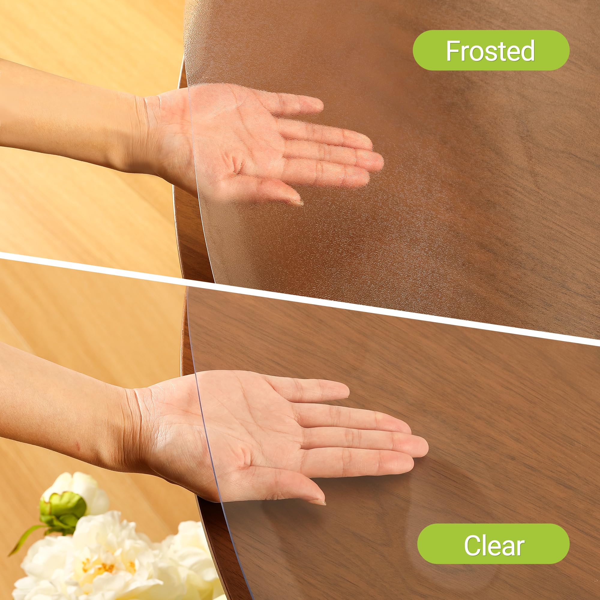 ETechMART non-slip table cover stays put on various surfaces for confident everyday use.