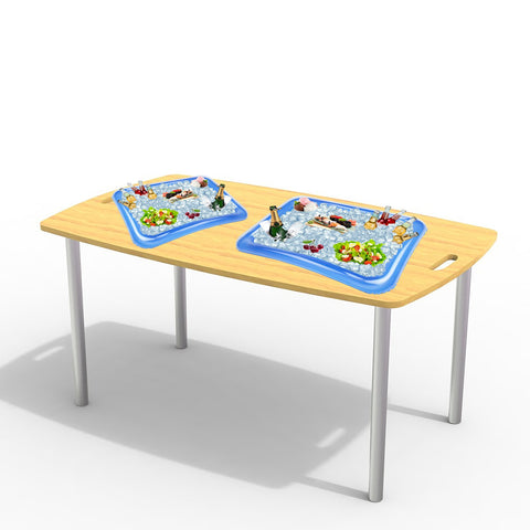 Etistta inflatable serving bar compact size for easy transport.