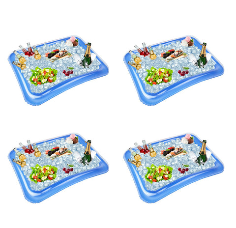 Etistta inflatable serving bar full setup ready for ice and snacks at a party.