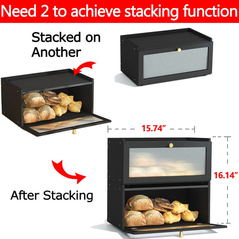 ETMI packaging protects the bread box during shipping for intact delivery.