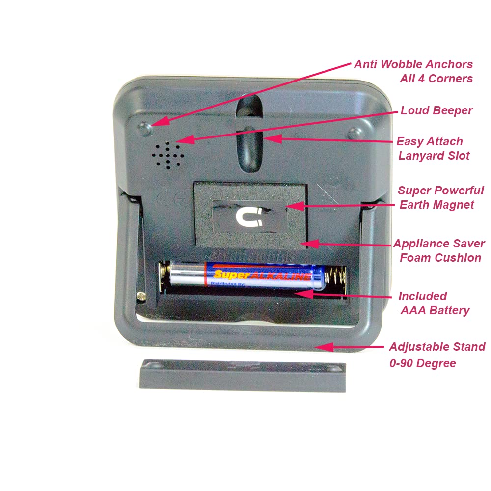 eTradewinds Plumberry timer with large display readable from across the room