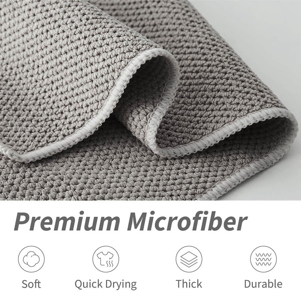 EubooTree microfiber towels compact size for easy hand wiping and fast cleanup.