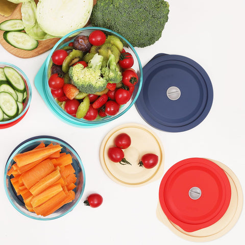 EuChoiz freezer and microwave safe lids for versatile storage.