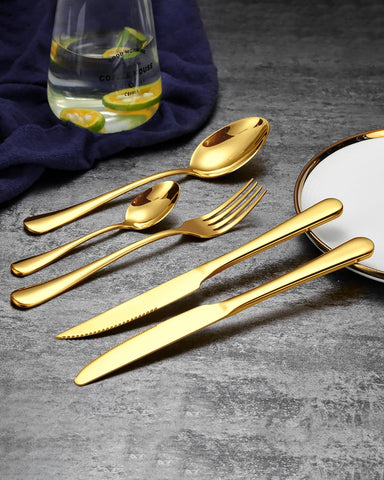 EUIRIO 12 dinner spoons with comfortable grip for everyday dining