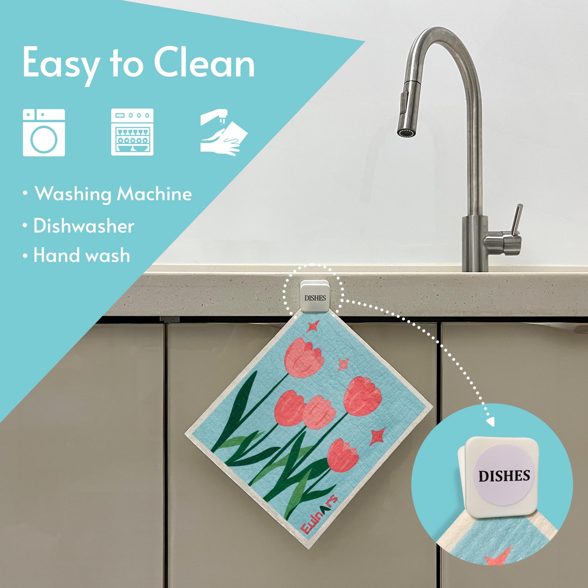 Odor-resistant fibers help keep kitchen towels smelling fresh