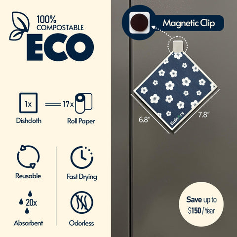 Eulnars clips provide easy hanging and quick access.