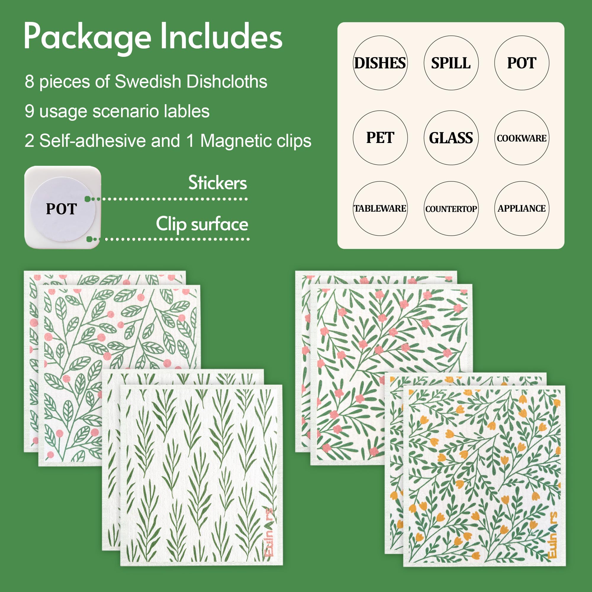 Non-scratch, lint-free, odor-resistant material protects delicate surfaces
