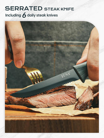 EUNA bread knife cuts smoothly through crusty loaves.
