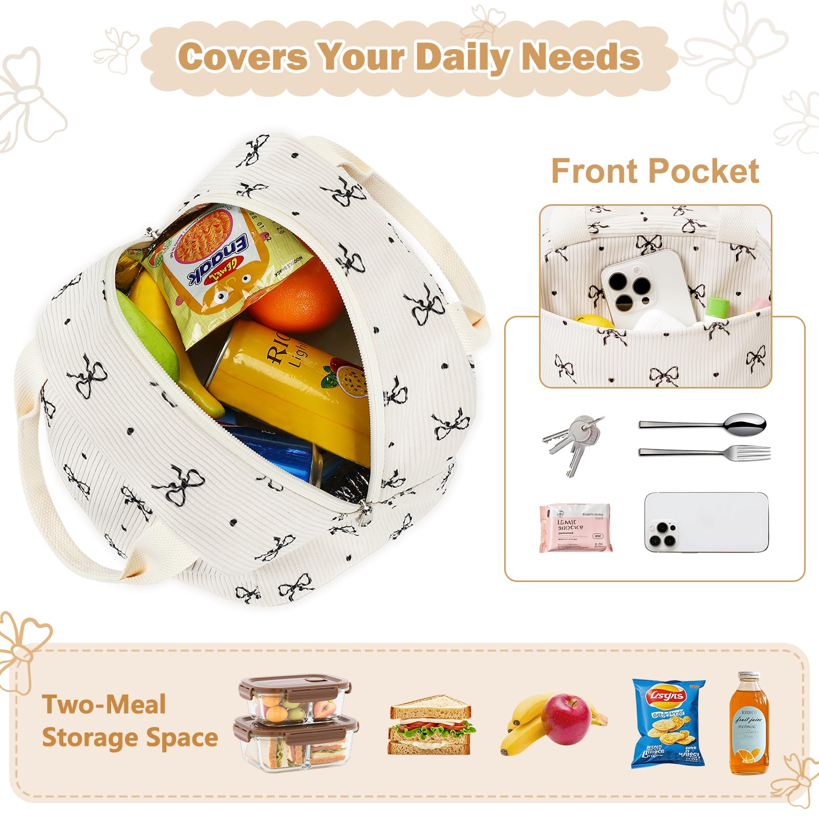 EurCross chic lunch bag adds fashion-forward flair for school and beyond.