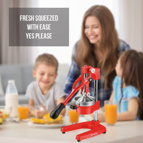 Eurolux quick-to-use manual press delivers fresh citrus with minimal effort
