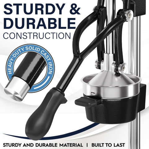 Eurolux juicer base with bottom suction cups for stability.