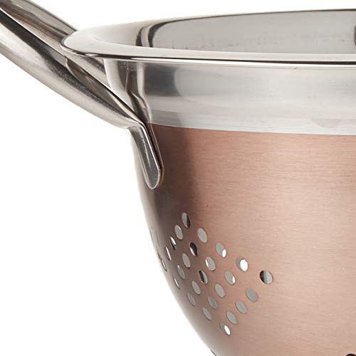 Euro-Ware colander with large handles for easy lifting.