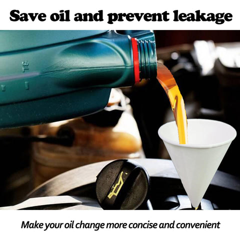 Euslbak lightweight disposable funnel ideal for glovebox storage.
