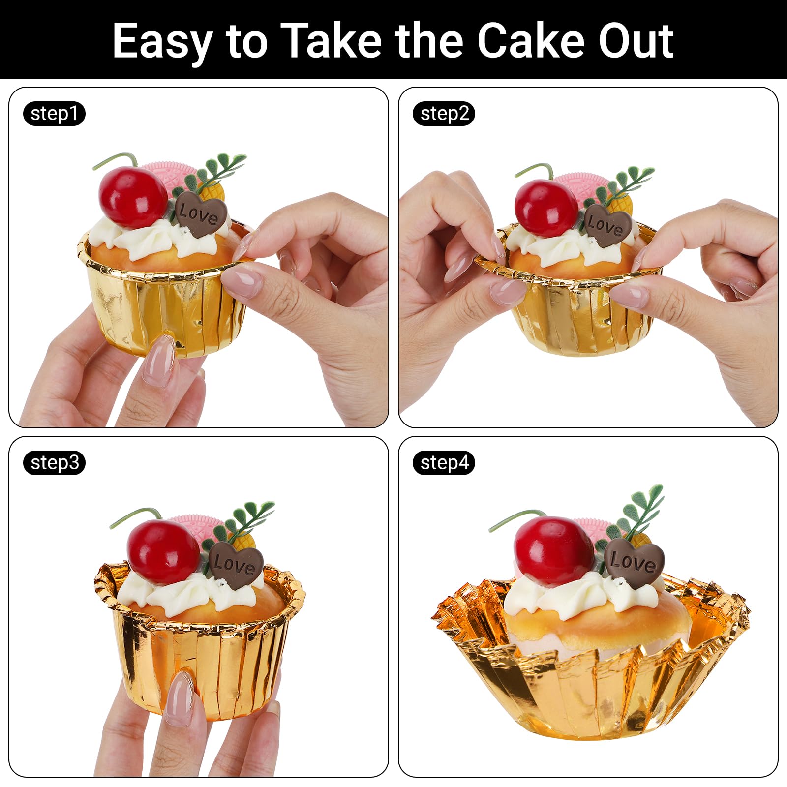 Eco-friendly recyclable aluminum from EUSOAR for party desserts.