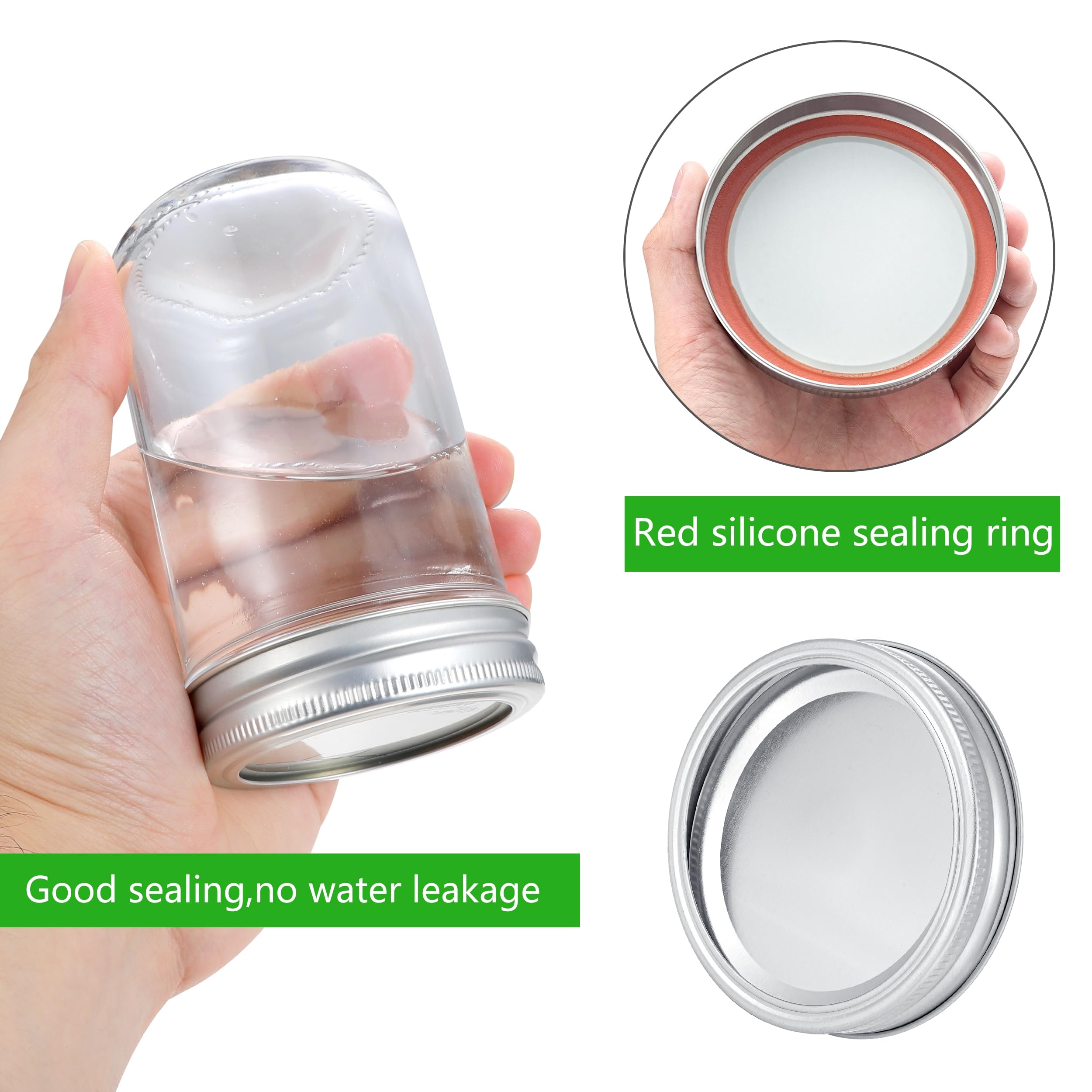 EvaHab split-type metal lids showcase durable design for consistent sealing.