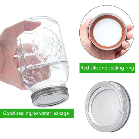 EvaHab split-type metal lids demonstrating quick alignment for secure canning seals