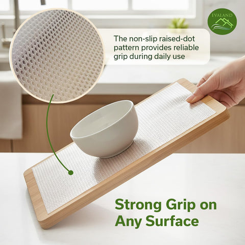 EVALAND custom-fit liner easily trimmed to every shelf.