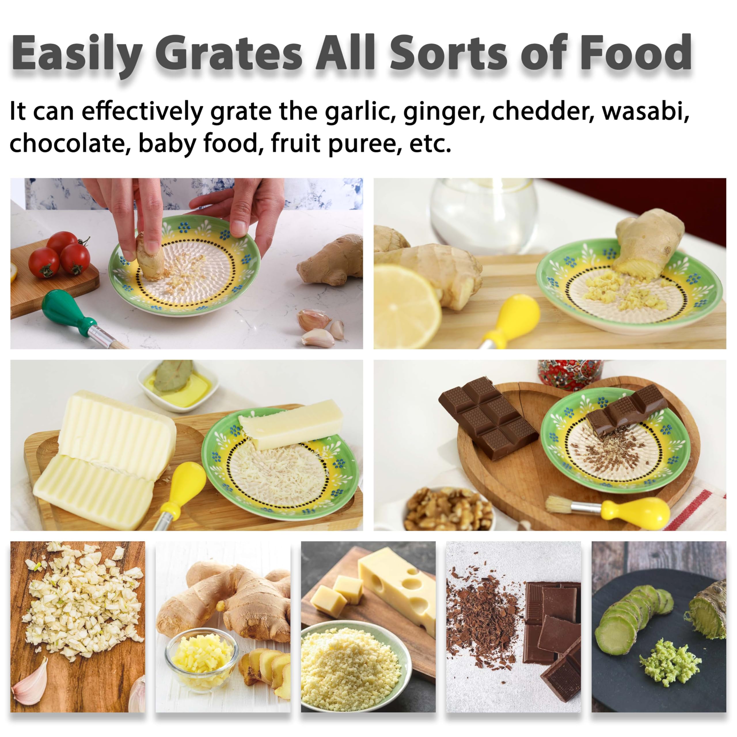 EVANILIFE green decorative ceramic plate adds warmth and charm to kitchens