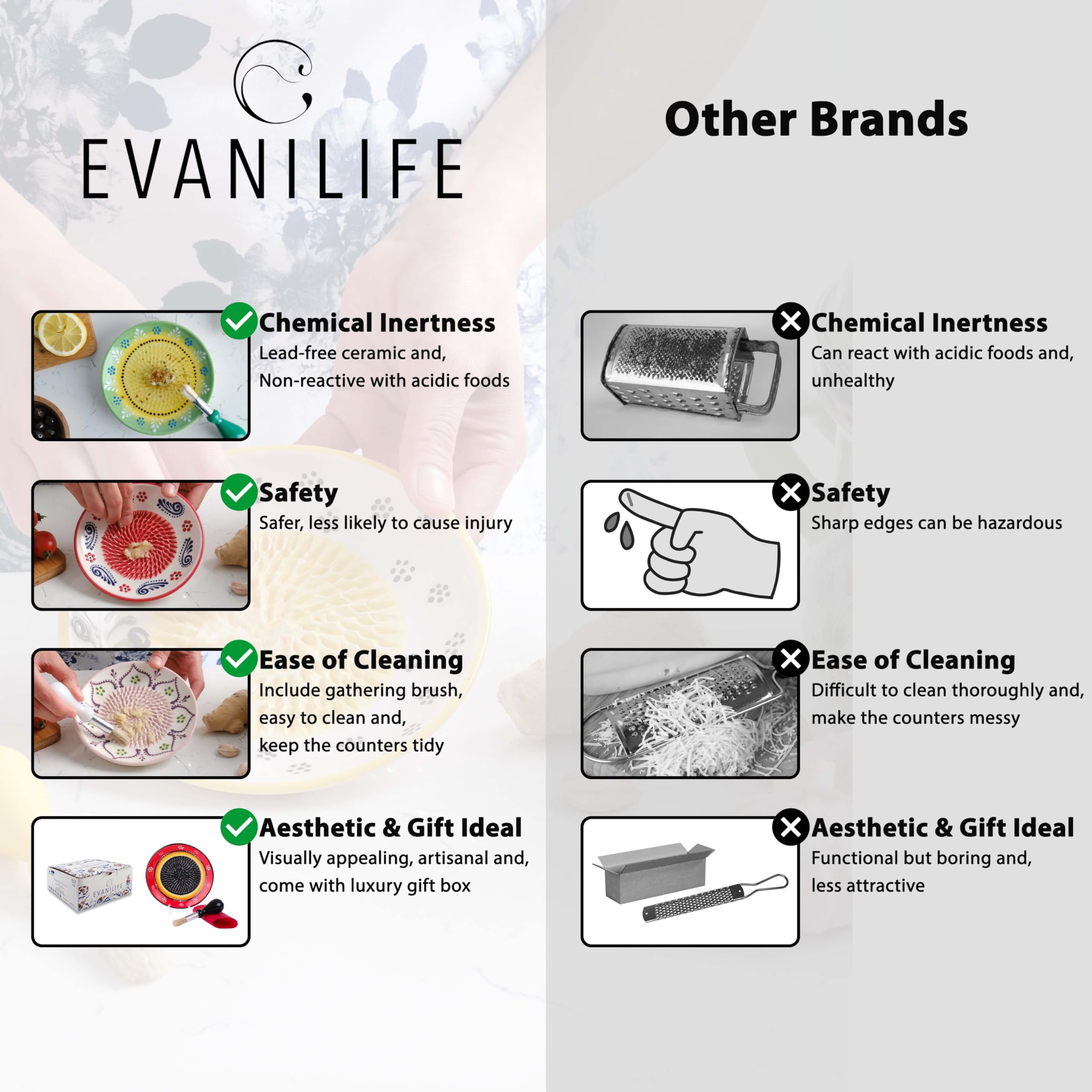 EVANILIFE luxury gift box makes this set an ideal present