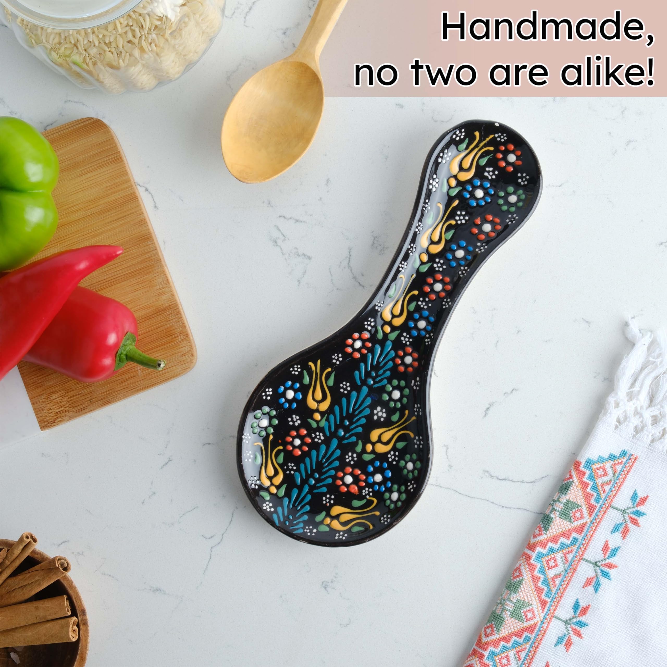 EVANILIFE spoon rest dishwasher-safe feature eases after-cook cleanup.