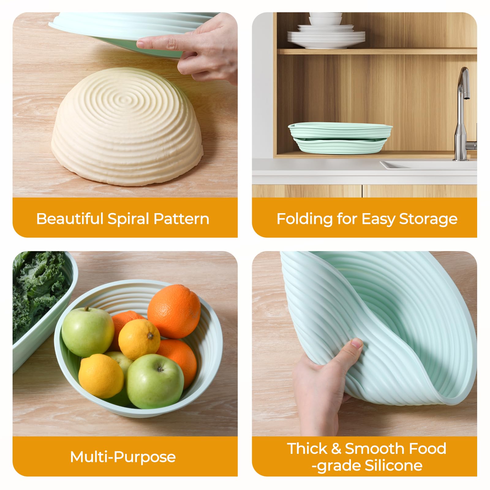 EvanMader foldable banneton flat for compact storage.