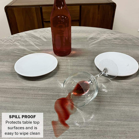 Evelots waterproof cover protects surfaces from stains and spills indoors or outdoors.