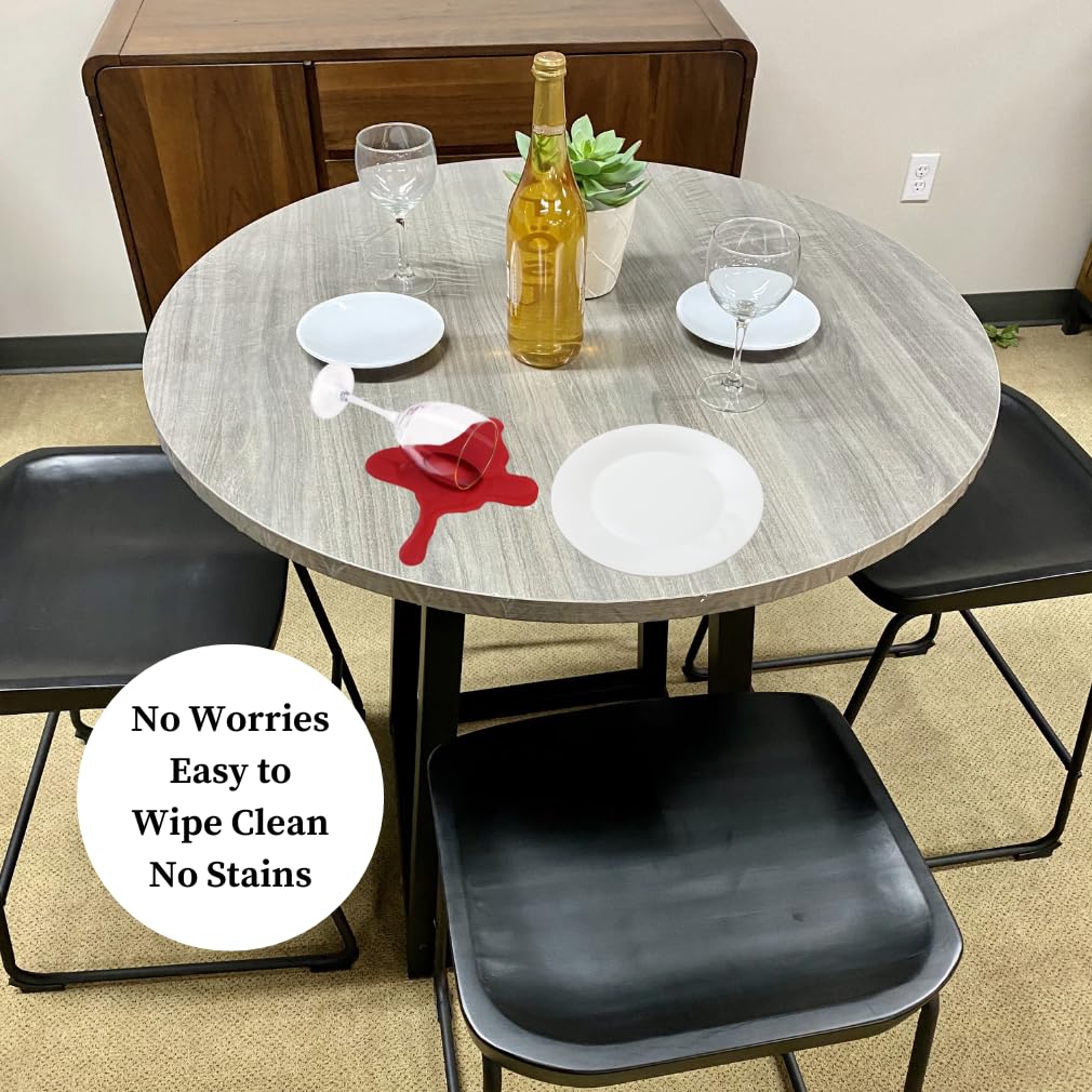 Evelots durable heavy-duty plastic wipes clean quickly after meals
