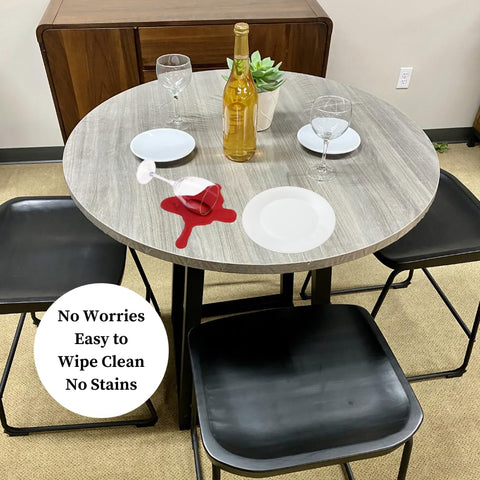 Evelots durable heavy-duty plastic wipes clean quickly after meals