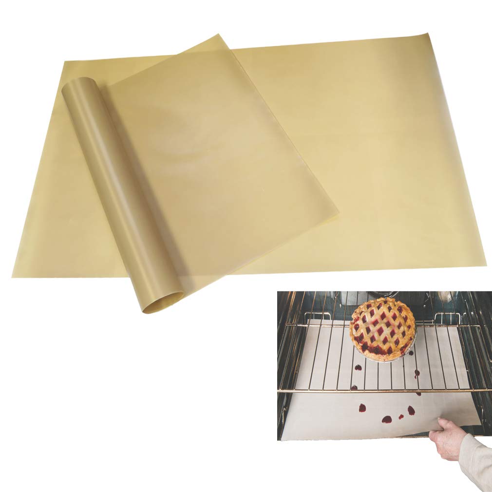 Evelots oven rack liner, extra-large, catches drips to keep racks clean.