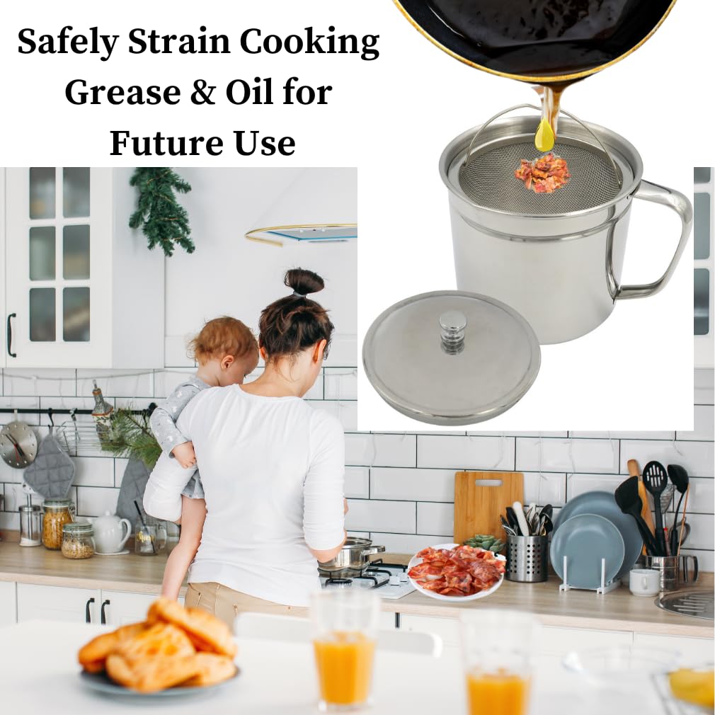 Evelots removable strainer basket for easy cleaning and reuse of oils