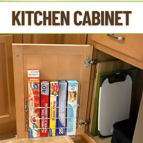 Evelots versatile storage solution aids pantry and laundry storage.