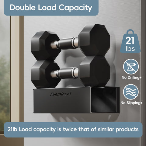 Evemlceol pull-out straw holder demonstrates 9-lb capacity.