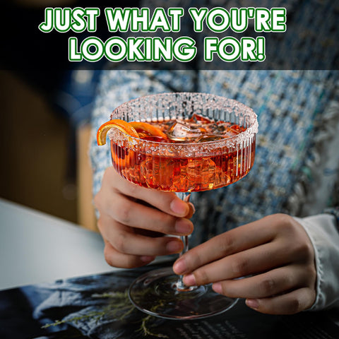 eventpartener Manhattan goblet acrylic glasses suitable for bars and celebrations