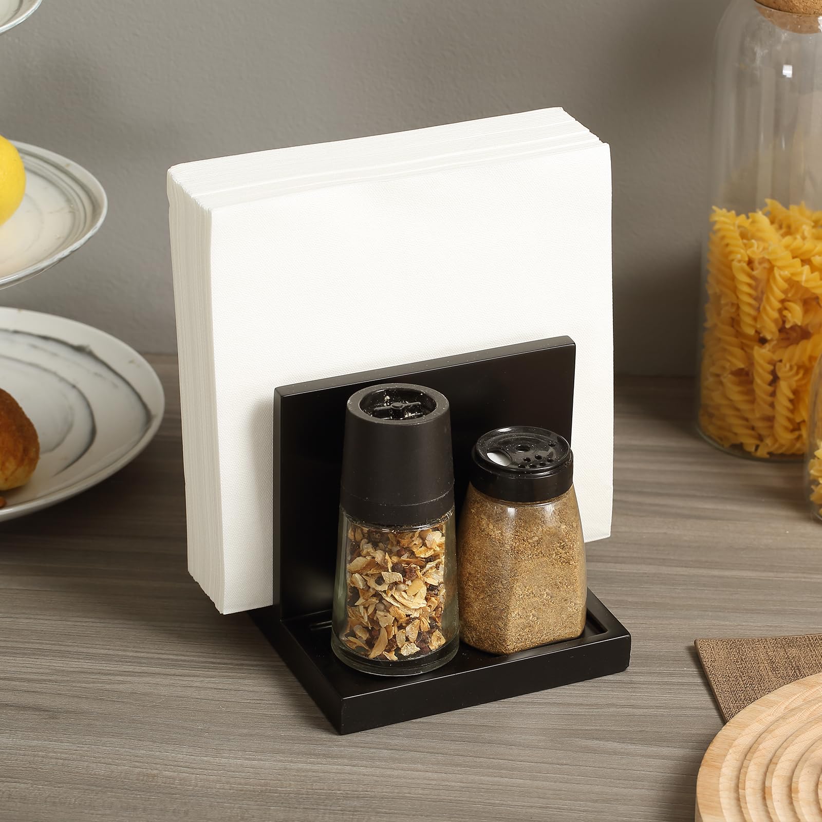 EVERBBKING restaurant-ready napkin holder caddy for organized service
