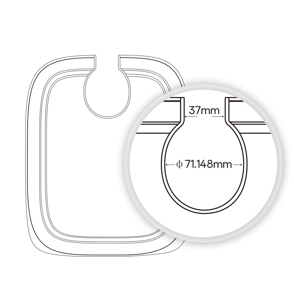 EVERIE container sleeve slows heat transfer for stable temps.