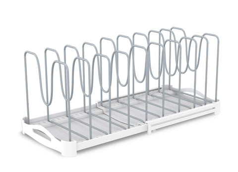 EVERIE cabinet organizer helps declutter shelves with practical accessibility.