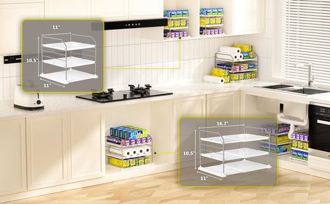 EVERIE heavy-duty ABS tray with thick wires supports heavy items