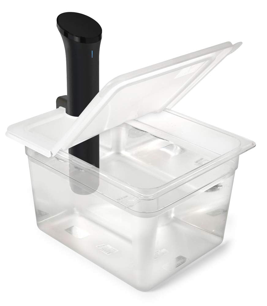Everie 12-quart sous vide container EVC-12, spacious for batch cooking.