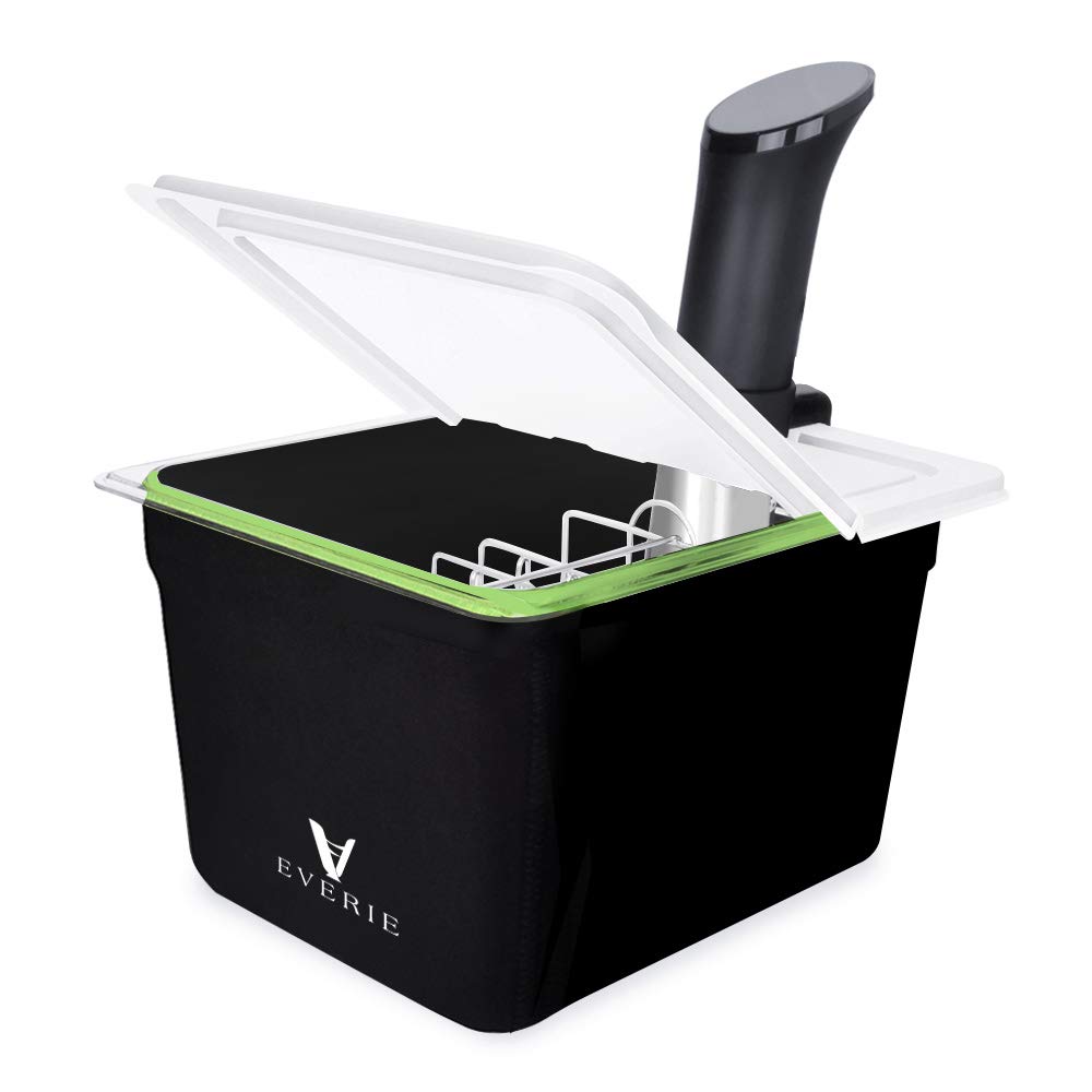 Everie kit in use with water bath and ingredients demonstrates real-world setup.