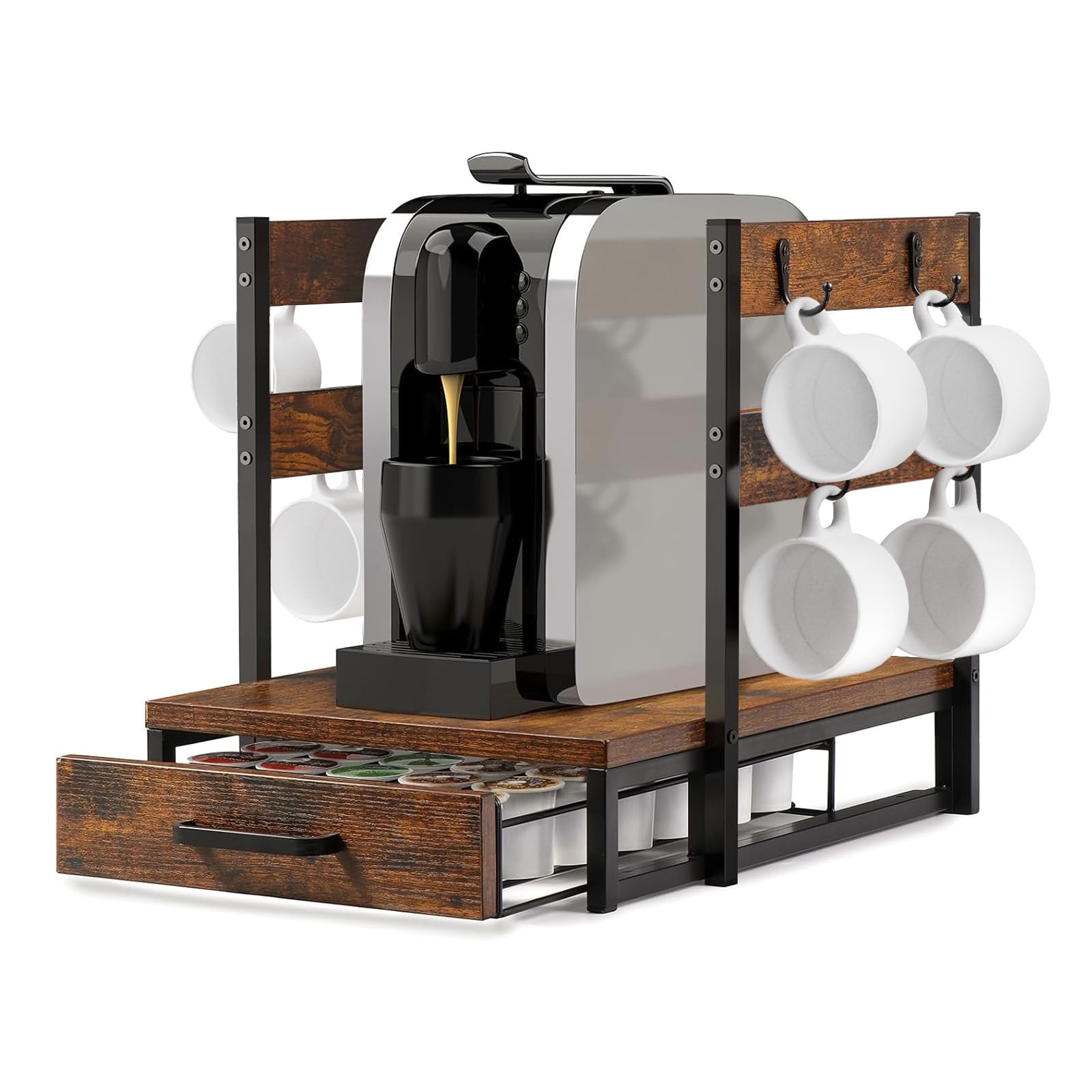 Evermagin K Cup Holder shows 35-pod capacity for neat pod storage.
