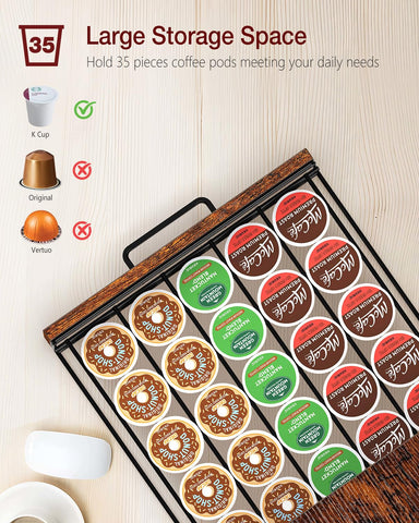 Evermagin K Cup Holder five-column design for flavor differentiation.