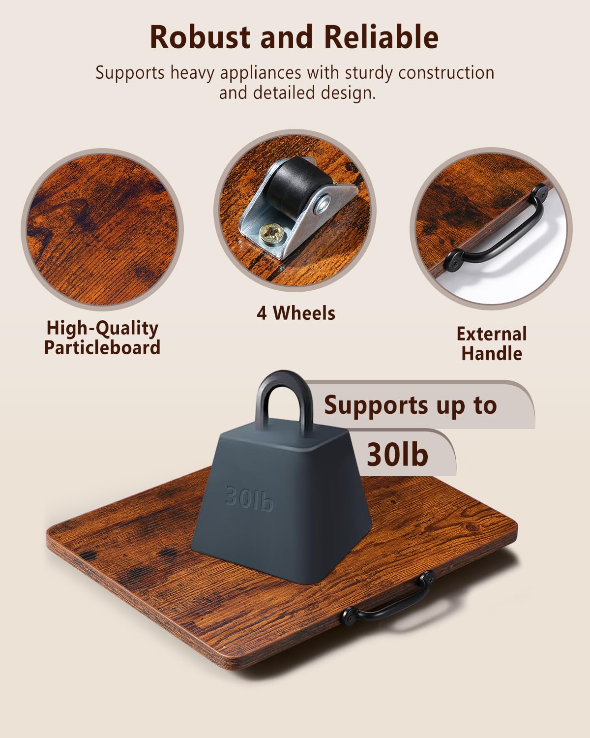 Evermagin tray on marble counter demonstrates surface compatibility