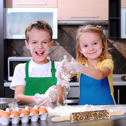 Evermarket kitchen decor rolling pin adds festive charm to any baking space.