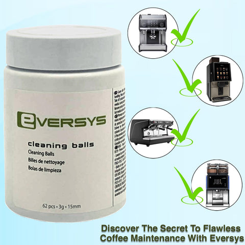 Eversys Cleaning Balls brand-details featuring the trusted Eversys cleaning system