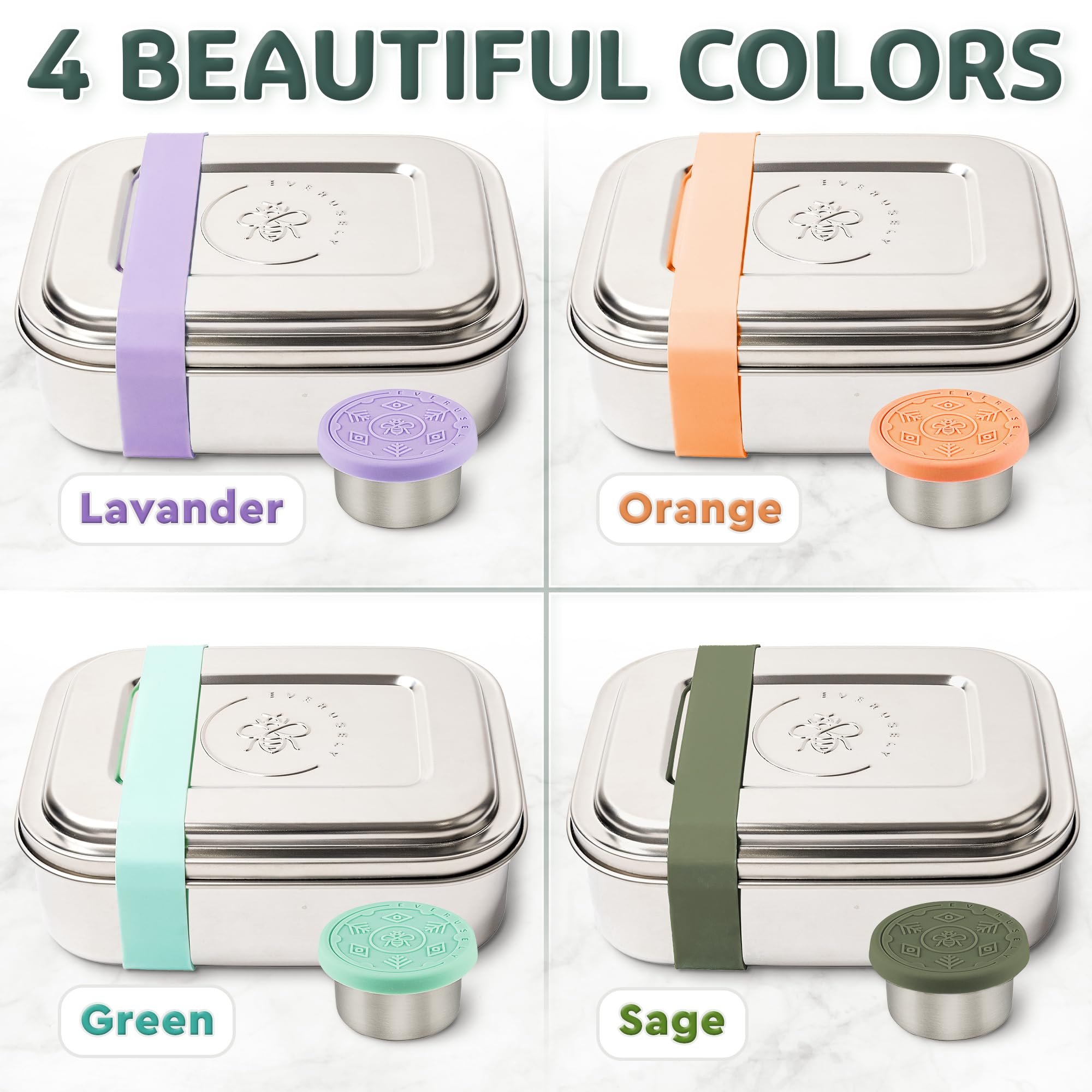 Dishwasher-safe Everusely Bento Box for quick, convenient cleanup.