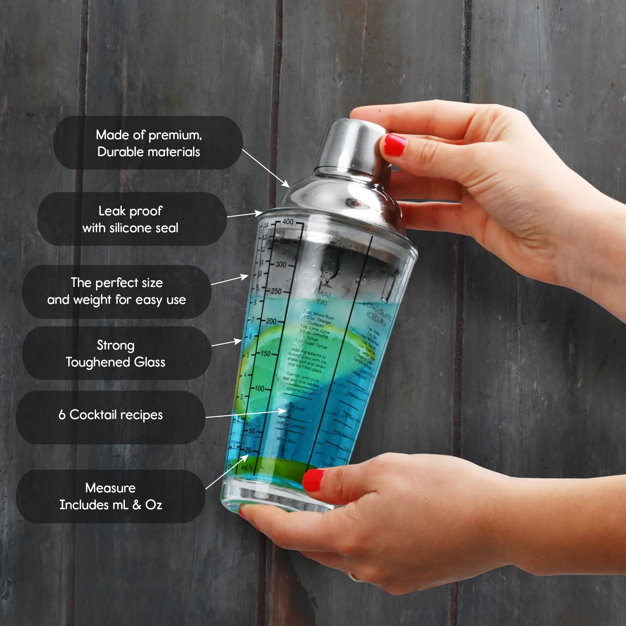 EVERYDAY COCKTAIL easy to assemble, disassemble, and clean